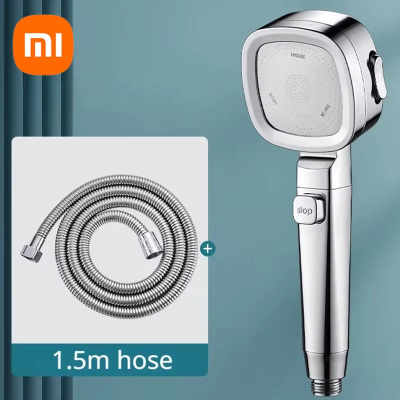 Xiaomi High Pressure Shower Head Water Saving 3-Modes Shower Heads Adjustable Water Massage Sprayer Home Bathroom Accessories