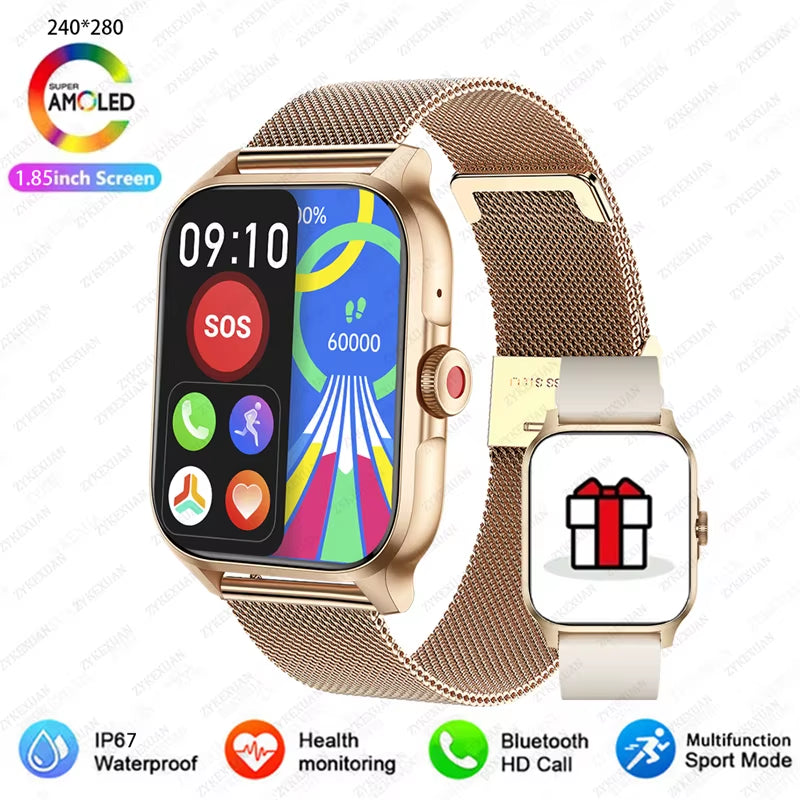 2025 New for Xiaomi Smart Watch Men Blood Oxygen Heart Rate Monitoring Sports Fitness Watch Man Woman Bluetooth Call Smart Watch