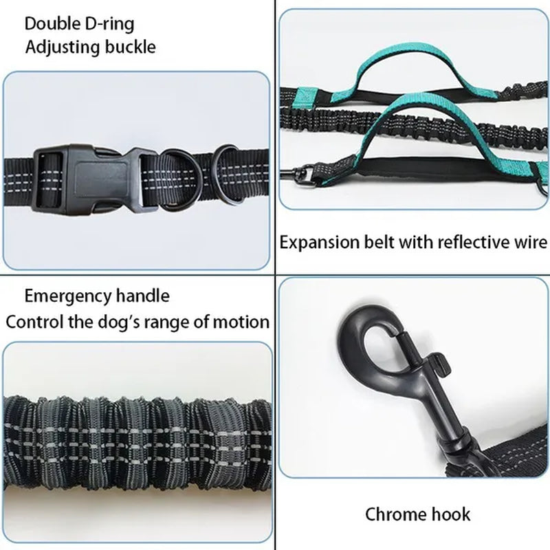 Dog Running Comfortable Leashes Dog Accessories Leash for Dogs Supplies Chiens Traction Rope Pet Elastic Dog Supplies