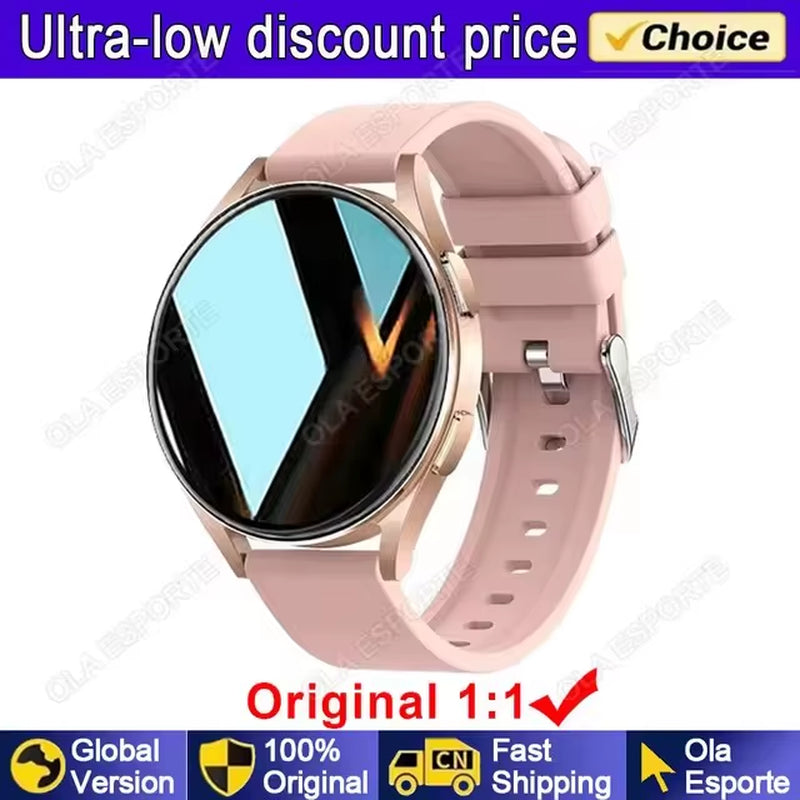 2024 New for Samsung Galaxy Watch 7 NFC Smart Watch Men Women Bluetooth Call HD 360*360 Screen Voice Call GPS Sports Watches M10