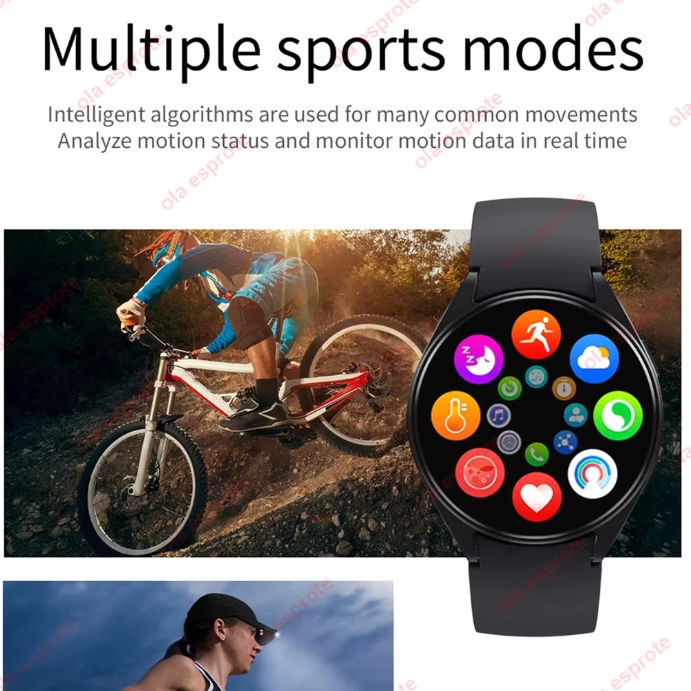 2024 New for Samsung Galaxy Watch 7 NFC Smart Watch Men Women Bluetooth Call HD 360*360 Screen Voice Call GPS Sports Watches M10