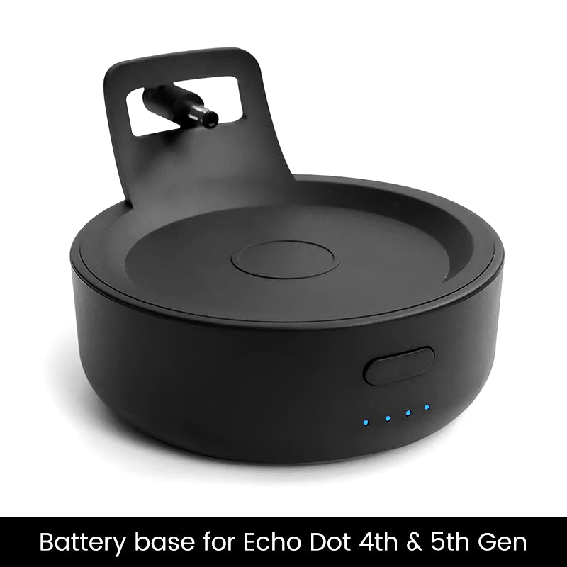 D4 D5 Original Battery Base Made for Echo Dot (4Th/5Th Gen) Charger Portable Battery Base for Amazon Alexa Smart Speaker