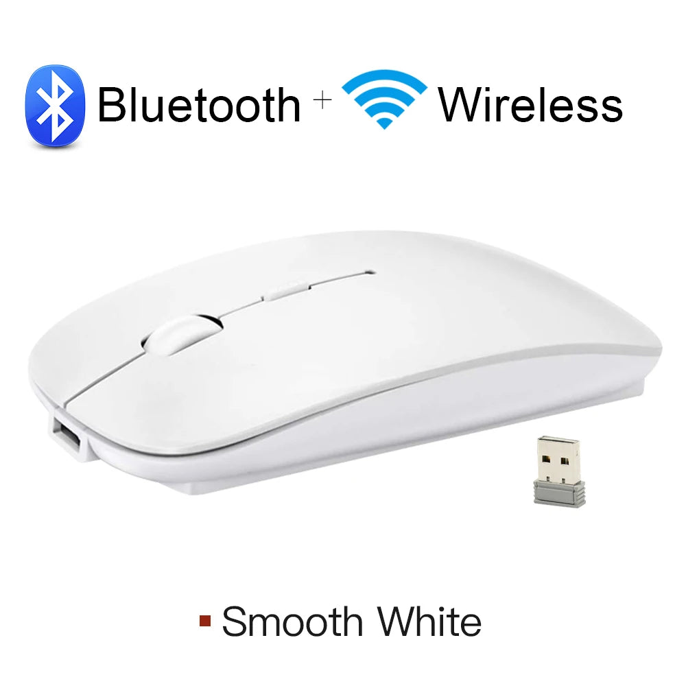 Bluetooth Mouse for Apple Macbook Air Pro Retina 11 12 13 15 16 Mac Book Laptop Wireless Mouse Rechargeable Mute Gaming Mouse