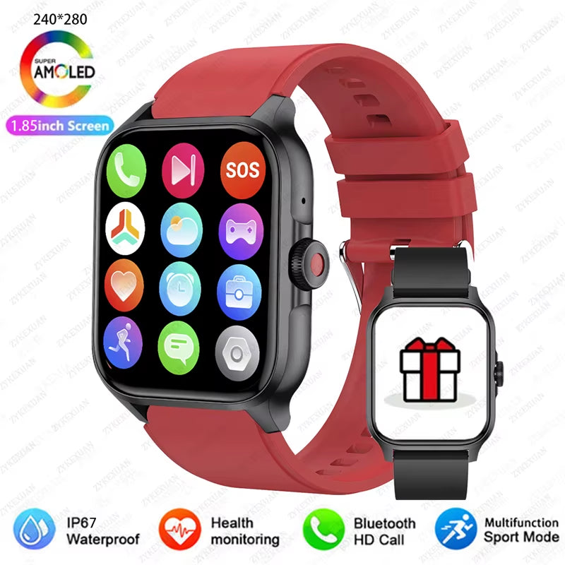 2025 New for Xiaomi Smart Watch Men Blood Oxygen Heart Rate Monitoring Sports Fitness Watch Man Woman Bluetooth Call Smart Watch