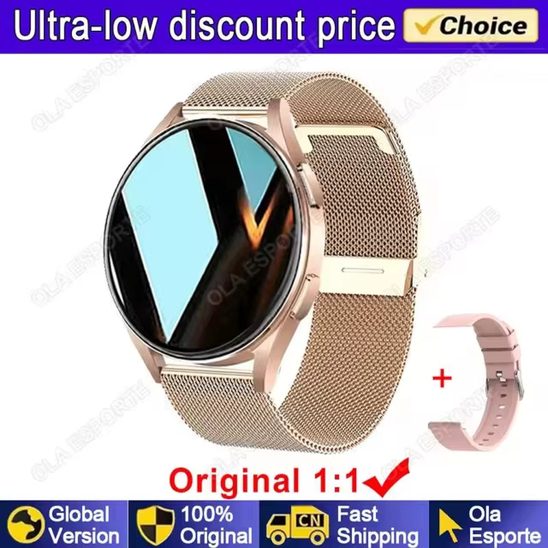 2024 New for Samsung Galaxy Watch 7 NFC Smart Watch Men Women Bluetooth Call HD 360*360 Screen Voice Call GPS Sports Watches M10