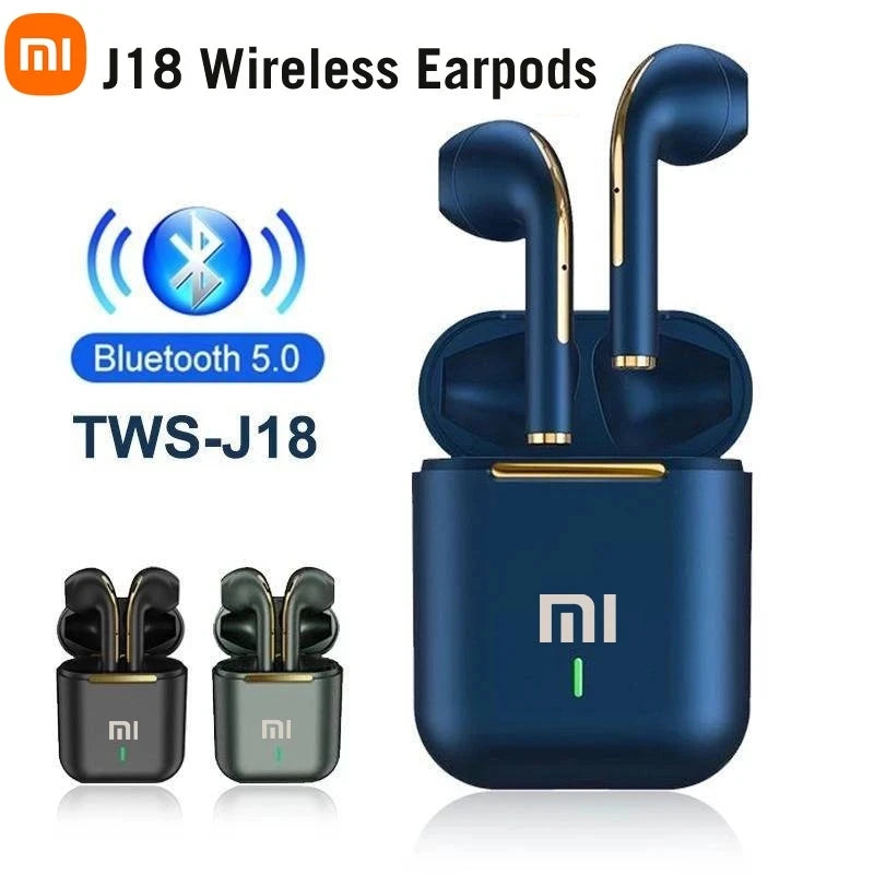 Xiaomi Wireless Earphones J18 in Ear TWS Bluetooth Ture Sport Headphones Hifi Stereo Game Waterproof Headset with Microphone