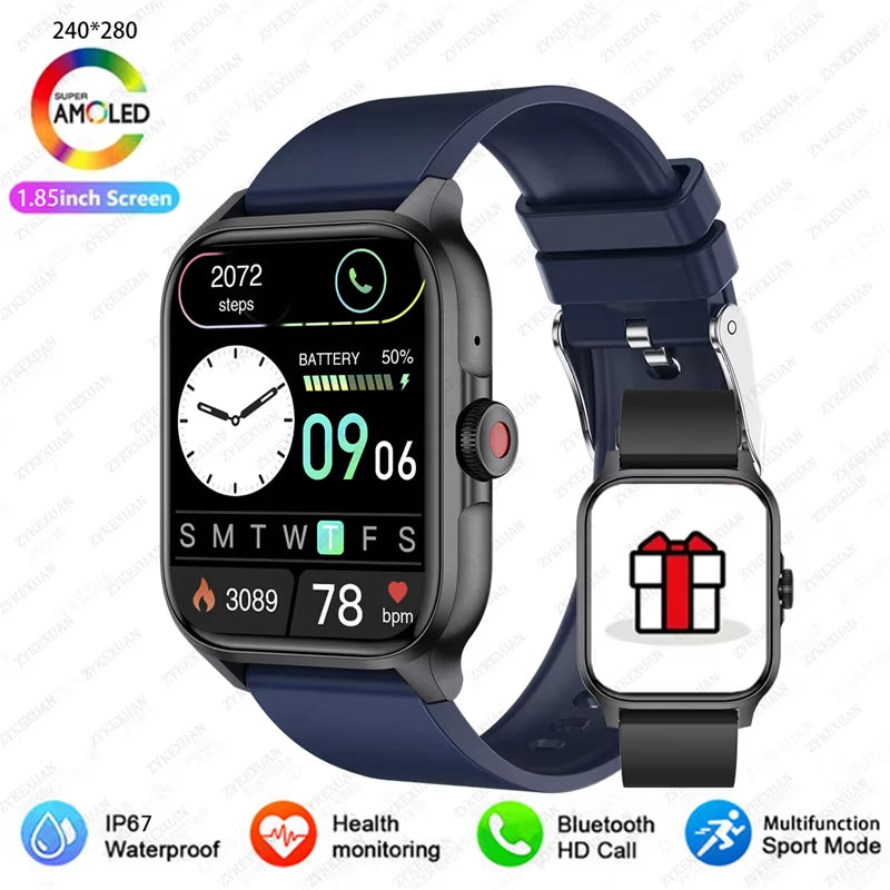 2025 New for Xiaomi Smart Watch Men Blood Oxygen Heart Rate Monitoring Sports Fitness Watch Man Woman Bluetooth Call Smart Watch