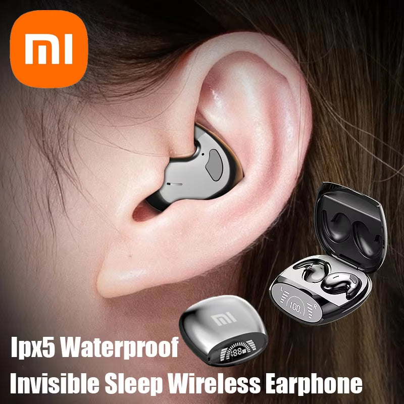 Xiaomi Sleep Invisible Headset Ipx5 Waterproof Wireless Bluetooth Earphone Earbuds with Mic for Phone Bluetooth 5.3 Headphones