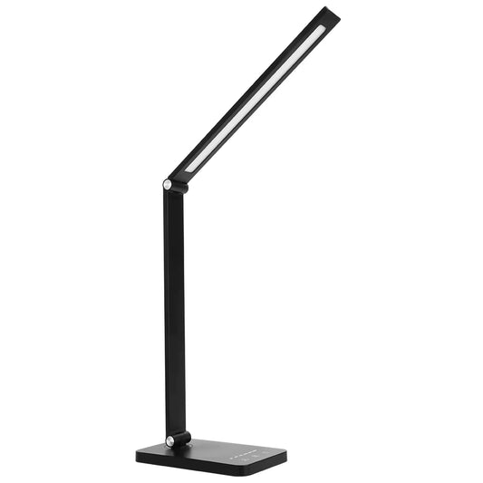 Desk Lamp Dimmable Led Table Lamp Reading Light with USB Charging Port 5 Levels of Dimmable Light Eye-Protection Night Light