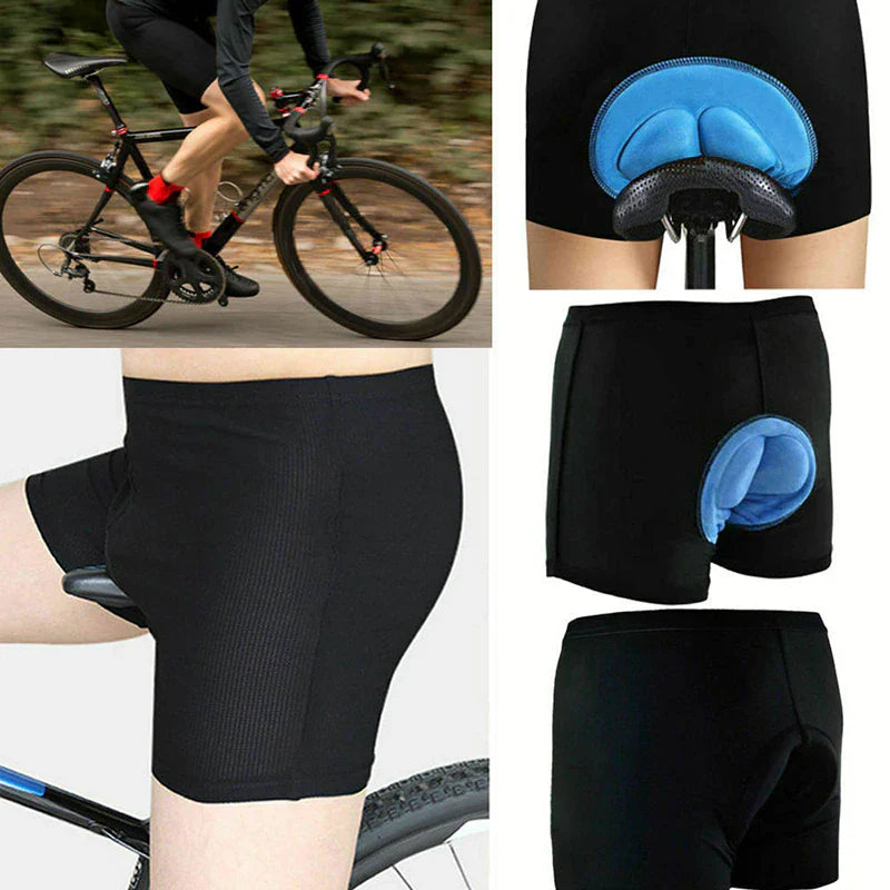 Men Women Cycling Shorts Bicycle Bike Underwear Pants with Sponge Gel 3D Padded